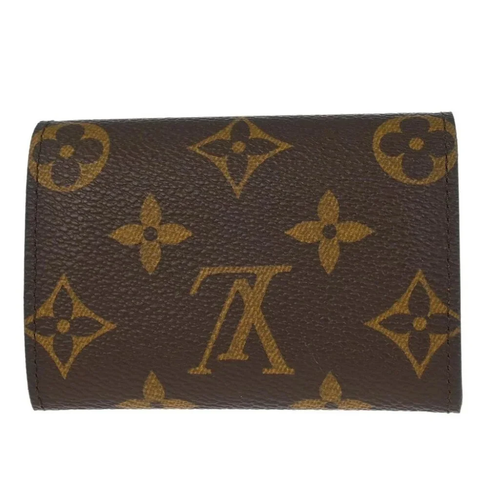 Louis Vuitton Monogram Porte Monnaie Plat Coin Case Wallet - Picture 2 of 7